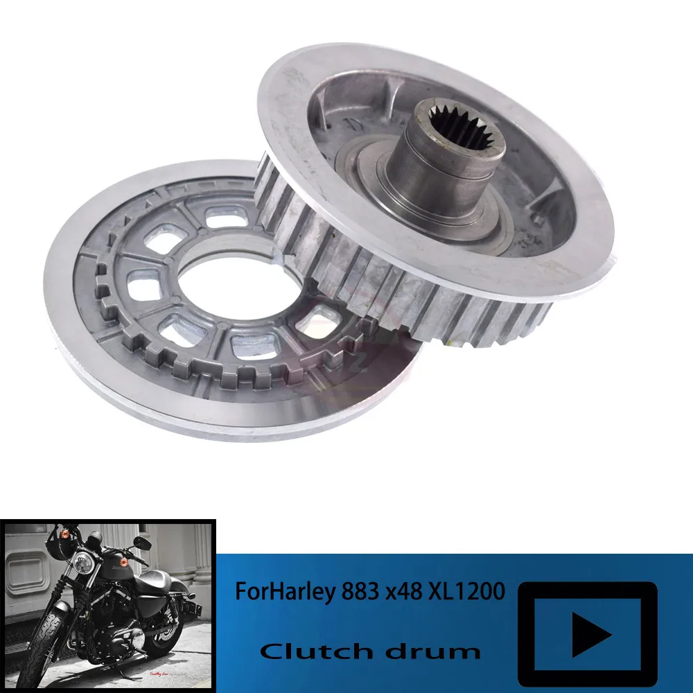 Suitable for Harley soft tail Dyna clutch inner hub 883/1200/X48/72V replacement clutch snare drum hub
