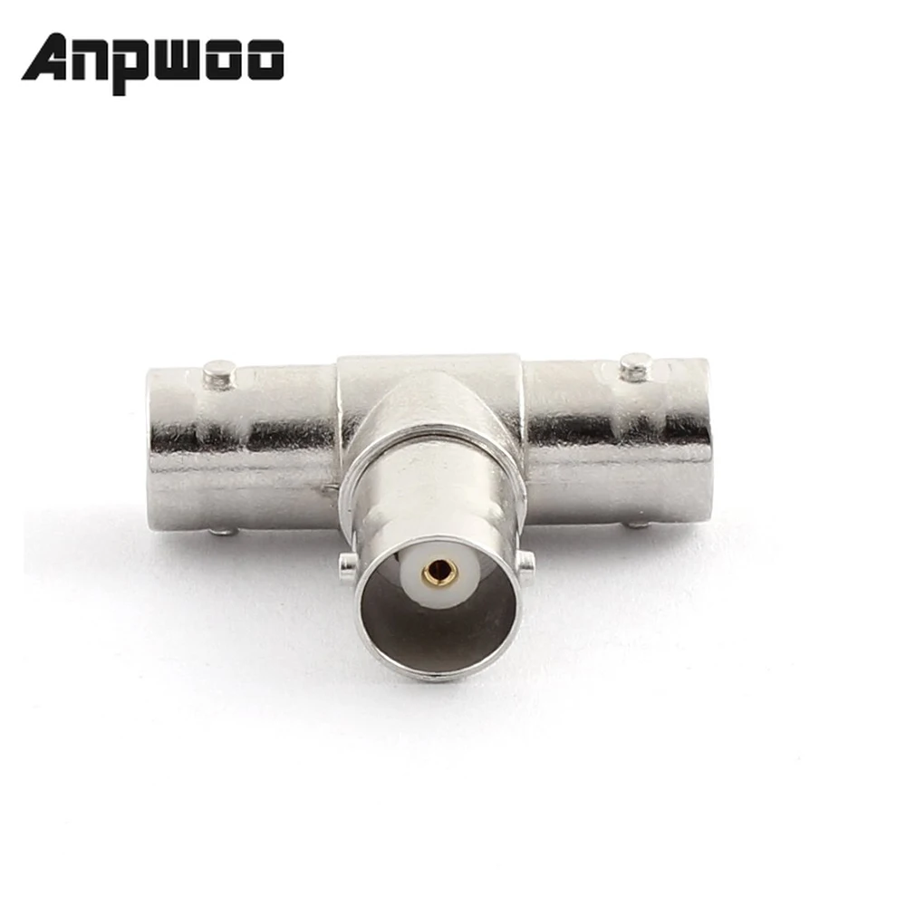 ANPWOO 2 шт./5 шт./10 шт. прямоугольный Тройник системы безопасности BNC разъем три