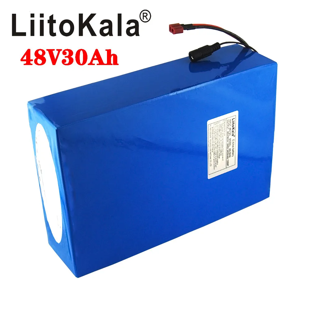 

LiitoKala 48v 30ah 1000w battery lithium ion battery 48V electric bike battery cell 48v scooter battery