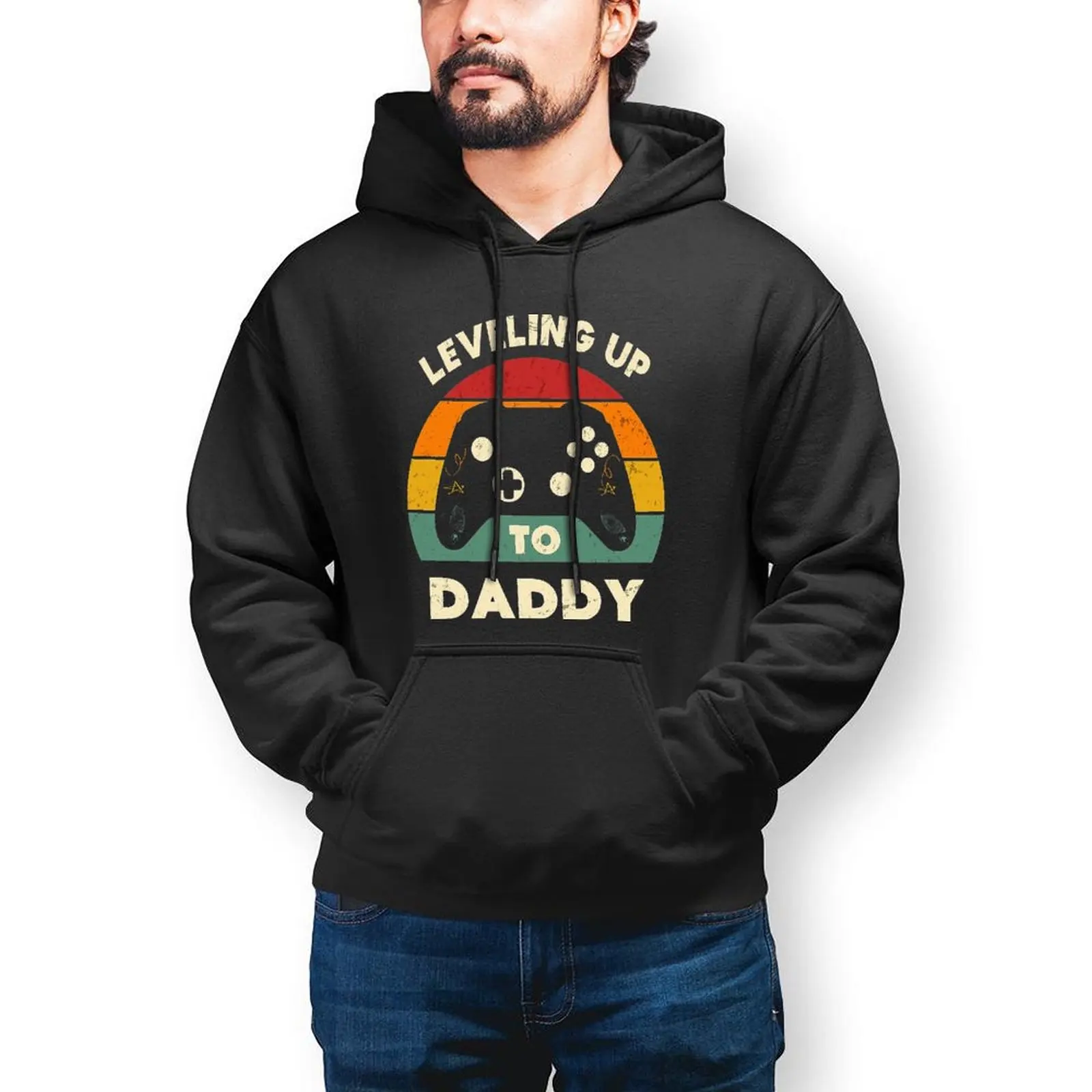 

Gamer Hoodie Popular Long Cotton Hoodies Mens Winter Loose Pullover Hoodie Big