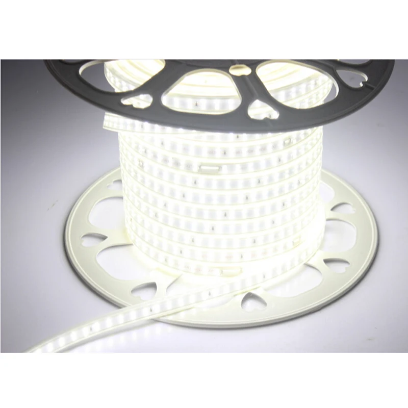 180 светодиодный/м SMD 2835 светодиодный полосы светильник 220V 230V 240V двухрядный лента