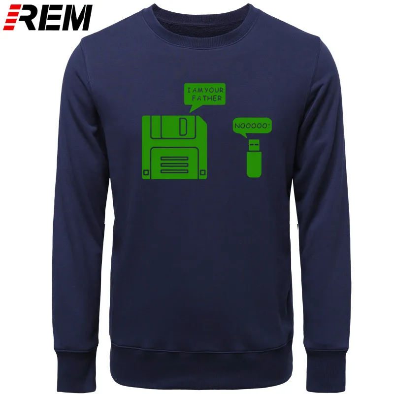 REM USB дискета я ваш отец мужские хлопковые с длинным рукавом юмором диск повседневные Camisetas Hombre мужские кофты с капюшоном, толстовки
