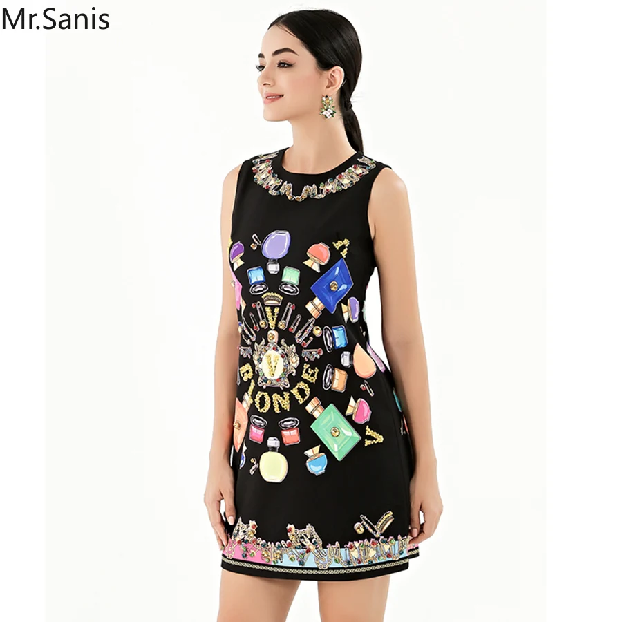 Sanis дизайнерское платье для подиума женское 2019 летнее высокое качество без