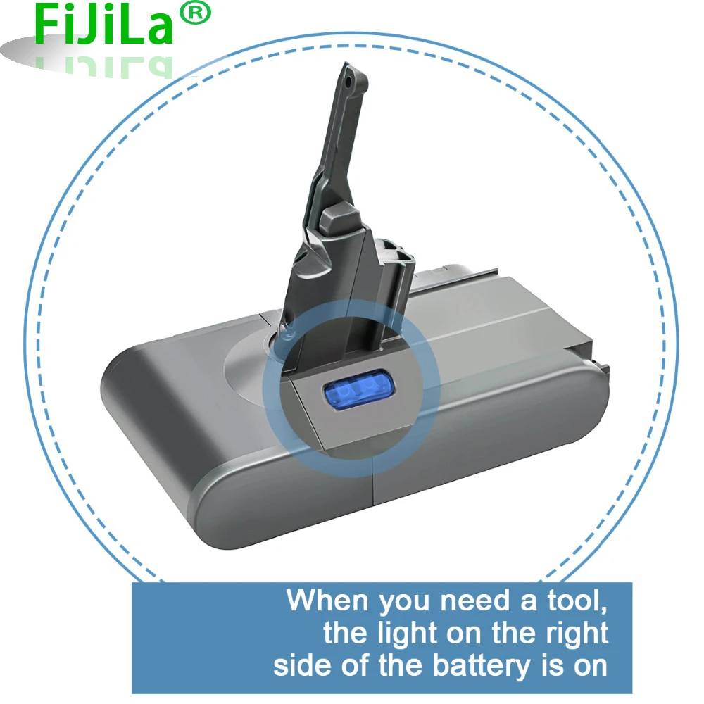 

New 38000mAh 21.6V Battery For Dyson V8 Battery for Dyson V8 Absolute /Fluffy/Animal/ Li-ion Vacuum Cleaner rechargeable Battery