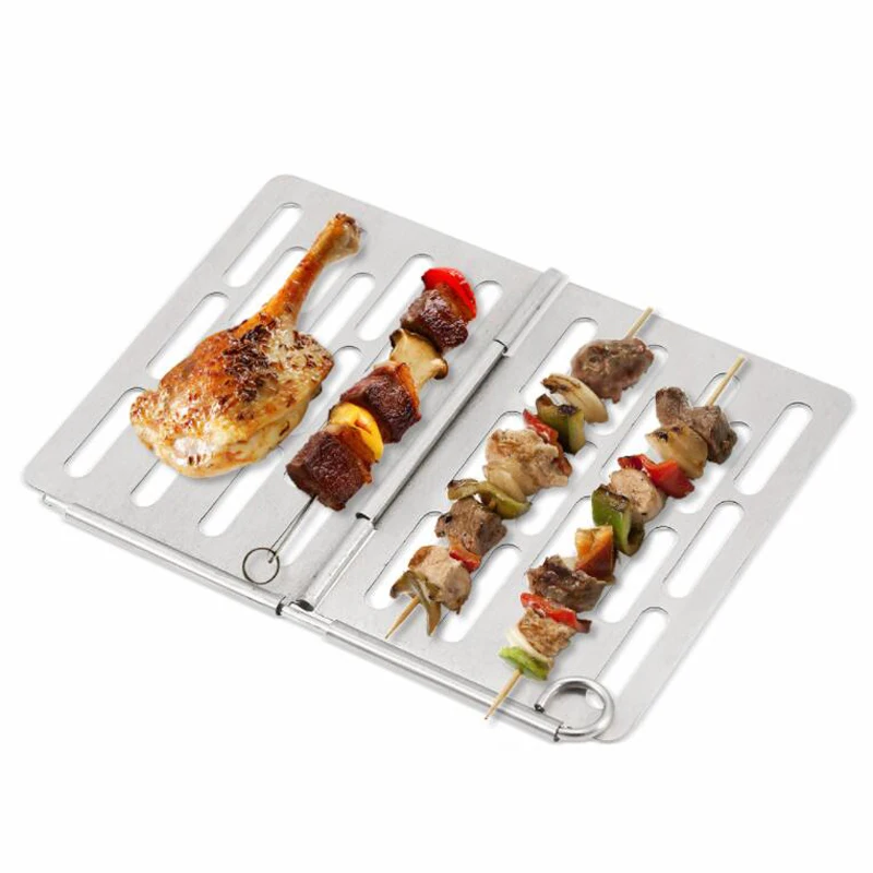 Barbecue Stainless Steel Tool Outdoor Portable Grill Cooking Safe And Practical Clean | Спорт и развлечения