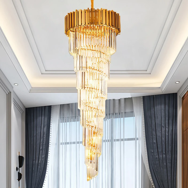 Светодиодная хрустальная люстра напольный светильник для гостиной современный