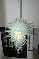 top design hanging glass led chandelier light custom decorative hotel decor pendant lamp