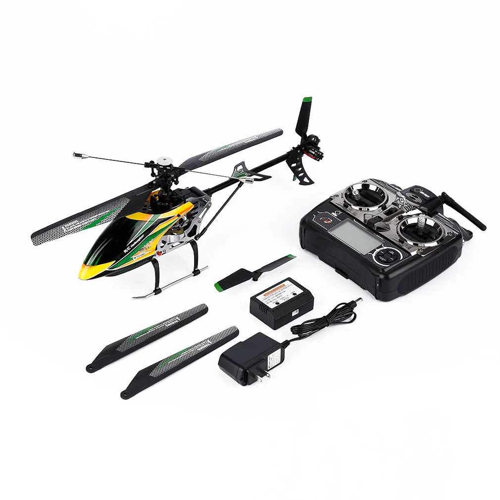 WLtoys V912 4 канала оснащенный 2 4G ЖК-пультом дистанционного управления вертолет