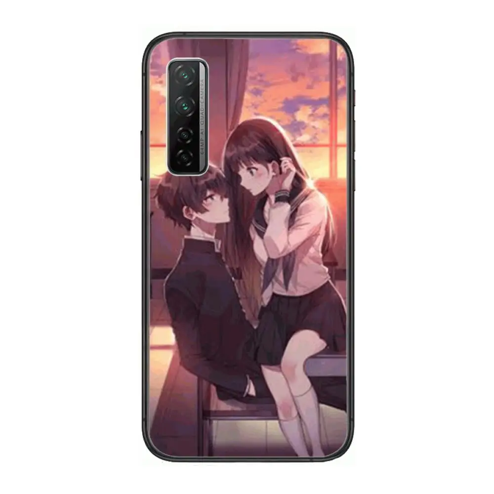 

horimiya manga anime case Phone Case For Huawei Nova p10 lite 7 6 5 4 3 Pro i p Smart ZBlack Etui 3D Coque Painting Hoesje