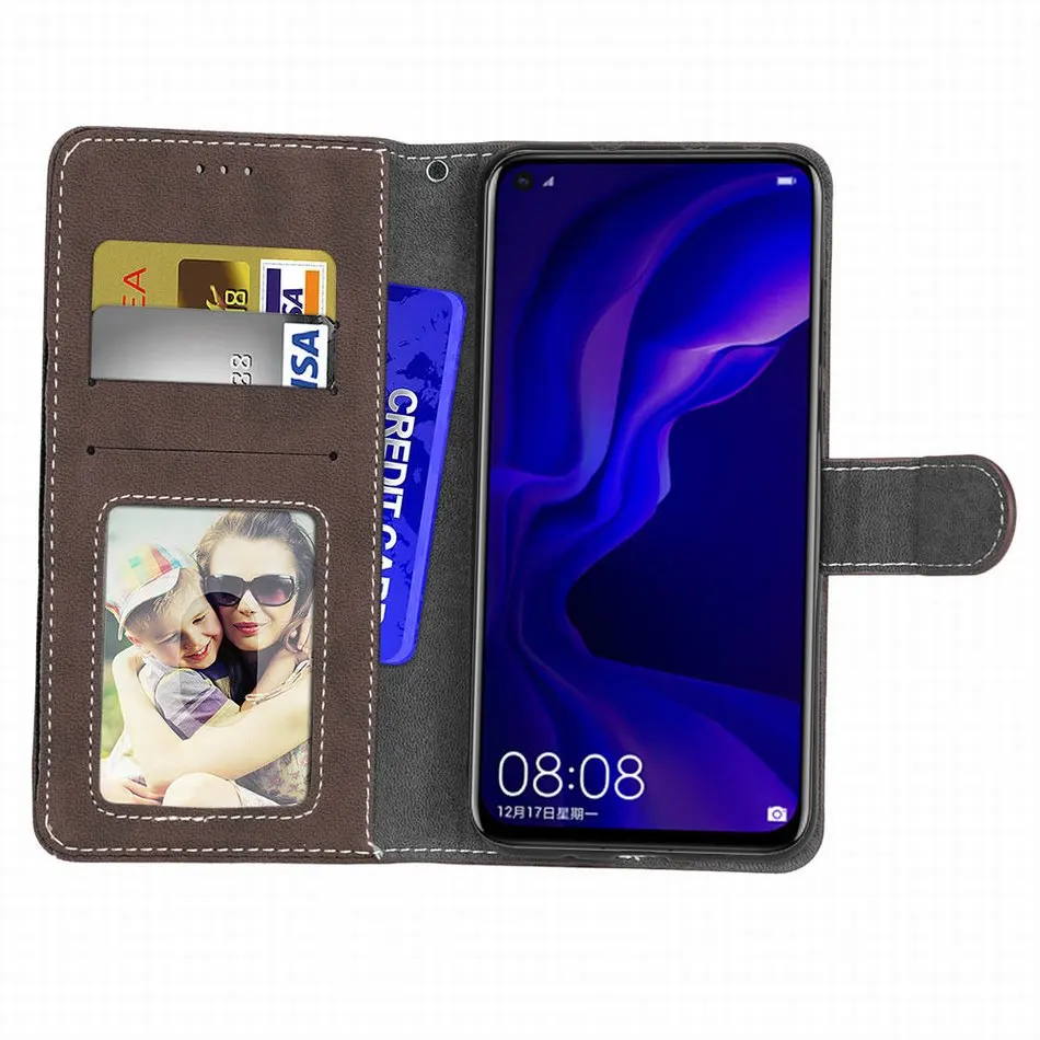 Plain Wallet Cover For Bags LG Stylo 4 5 Q8 G8 ThinQ K40 K12 Card Slot Couqe Man Leather Phone Case Zipper Flip Funda DP27H