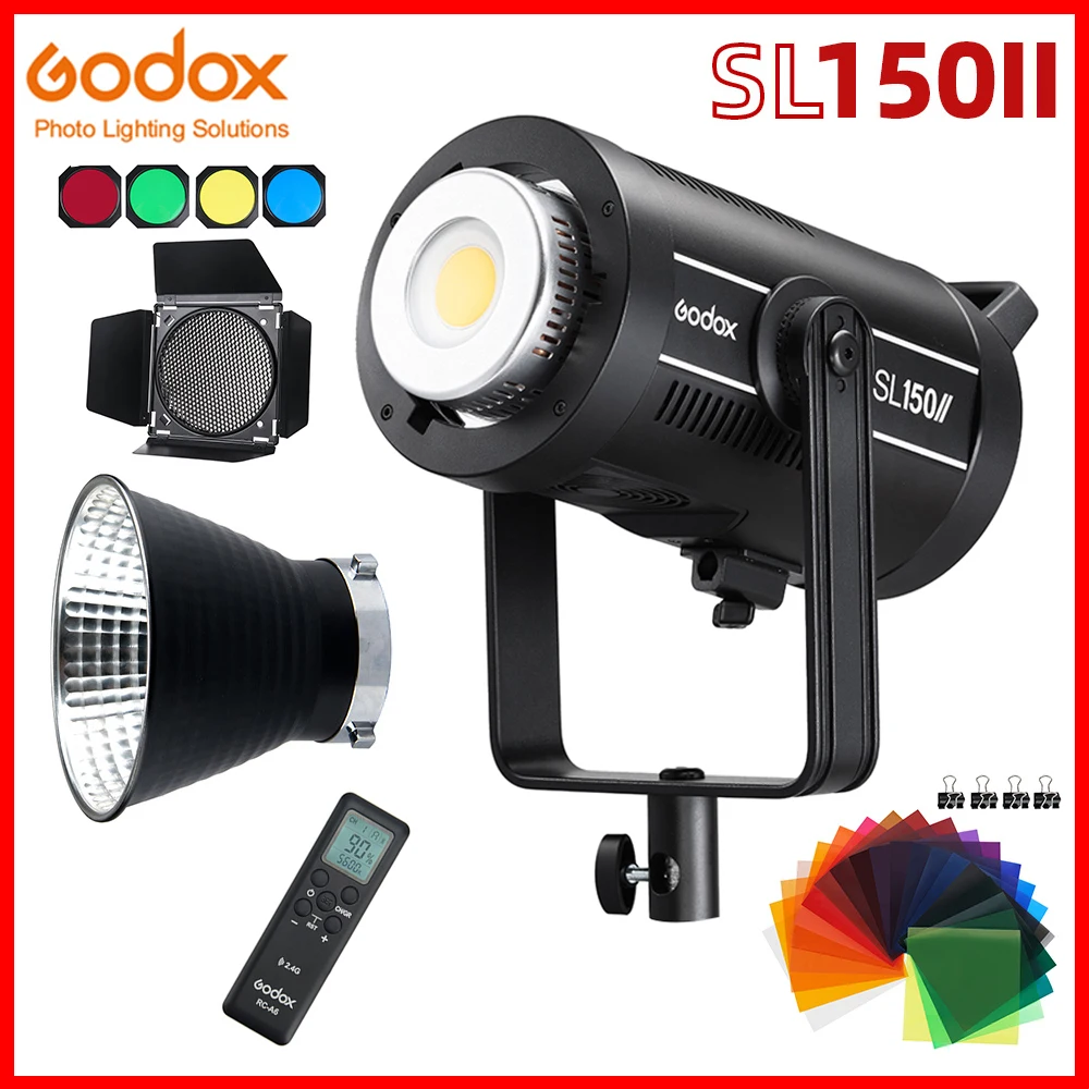 Светодиодная лампа для видеосъемки Godox SL150II SL 150W II Bowens дневной свет