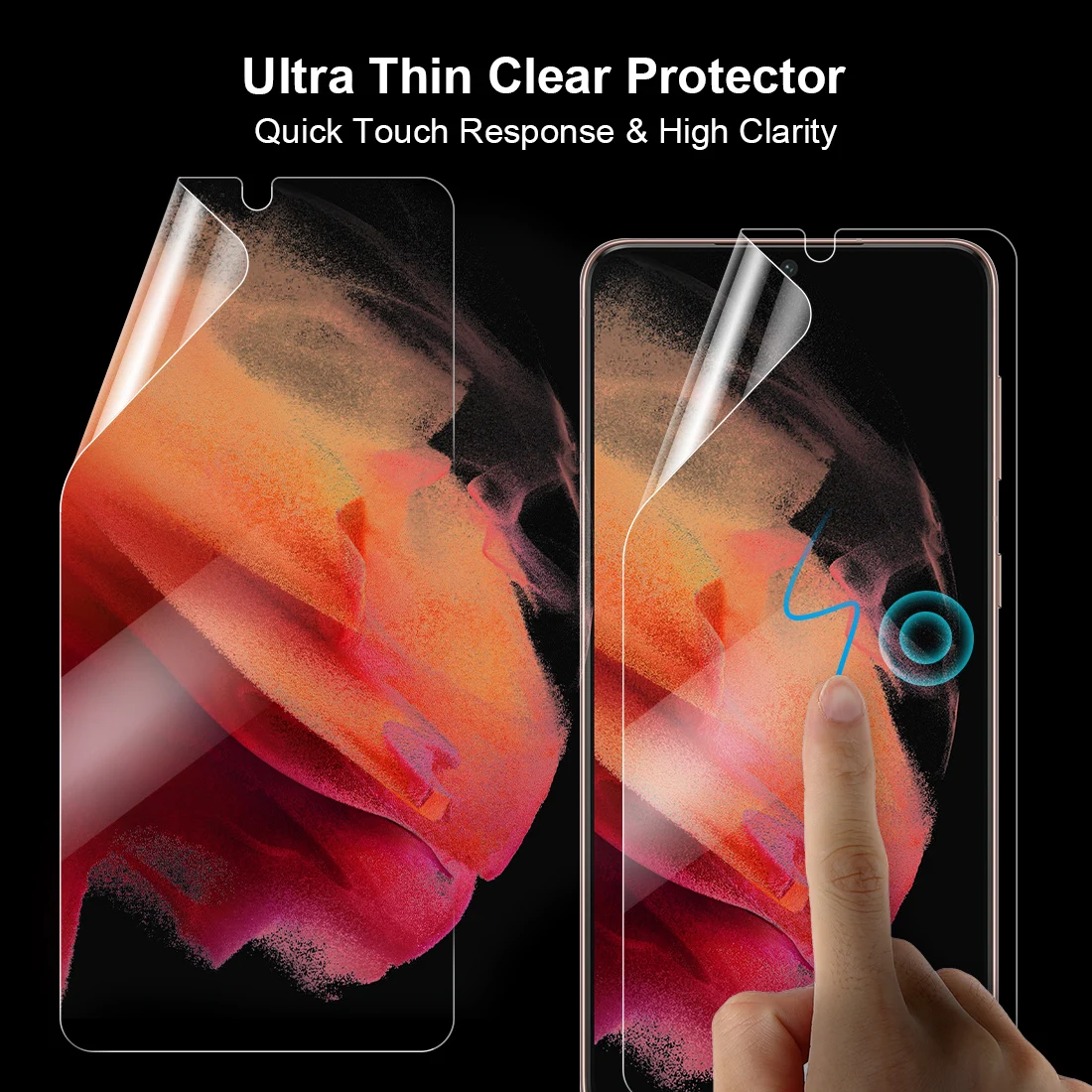 

UV Screen Protector for Samsung Galaxy S21 S21+ S21Ultra Soft Hydroge Film Full Protective Cover for Galaxy S21 Accessories