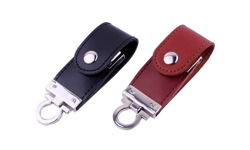 POWERONE металлический брелок pendrive 8 ГБ 16 ГБ 32 ГБ 64 ГБ кожаный USB флеш-накопитель Флешка флэш-память карта памяти