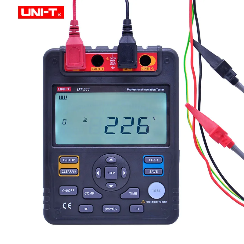 Цифровые измерители сопротивления изоляции измеритель 1000 в 10Gohm Мегаомметр с