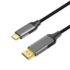 Кабель usb-cDisplayPort (4K при 60 Гц), USB 3,1, Type-C (совместим с Thunderbolt 3), DP-кабель для MacBook 2017, Galaxy S9, Huawei P20