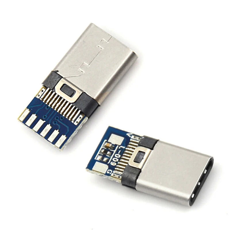 5 шт. штепсельная Вилка USB 3 1 типа с DIY адаптер для передачи данных и
