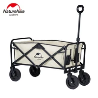 naturehike outdoor folding trolley portable camping picnic lever car light trolley nh19pj001