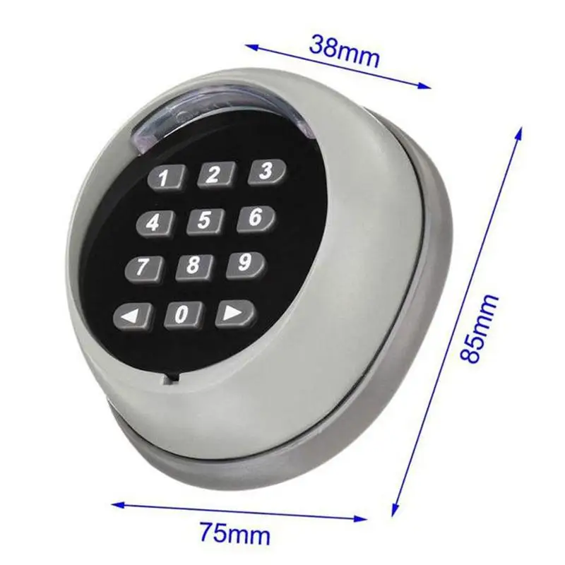 

433MHz SMG-7018 Wireless Keypad Gate Opener Password Door Controller with Receiver Garage Keyboard Lock Remote Automatic Co D2M1