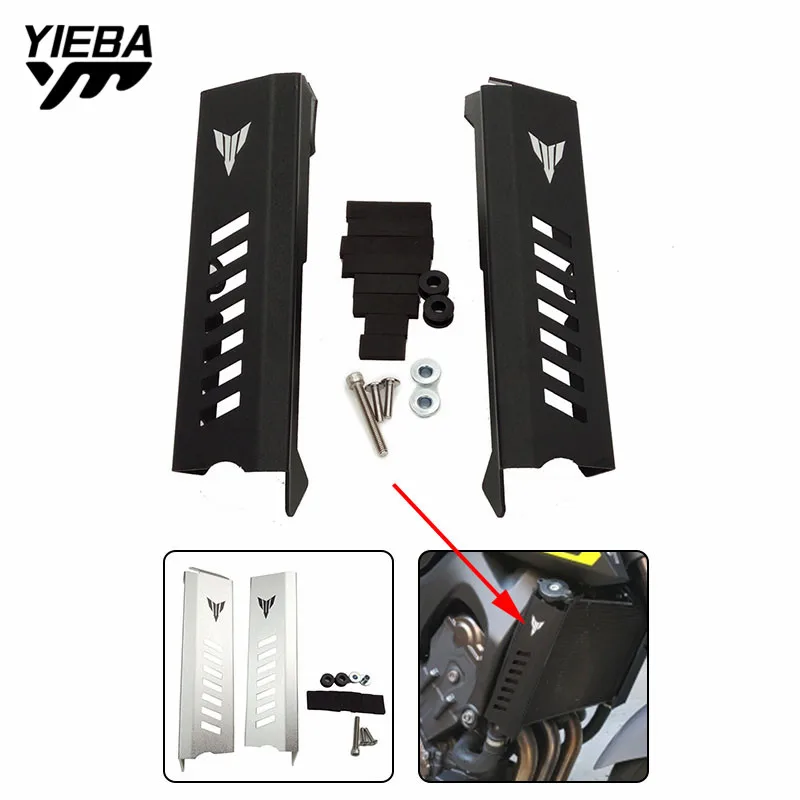 

Motorcycle Accessories Side Radiator Grille Cover Guard Motos Stainless Protection For YAMAHA MT09 MT-09 FZ09 FZ 09 2014 2015