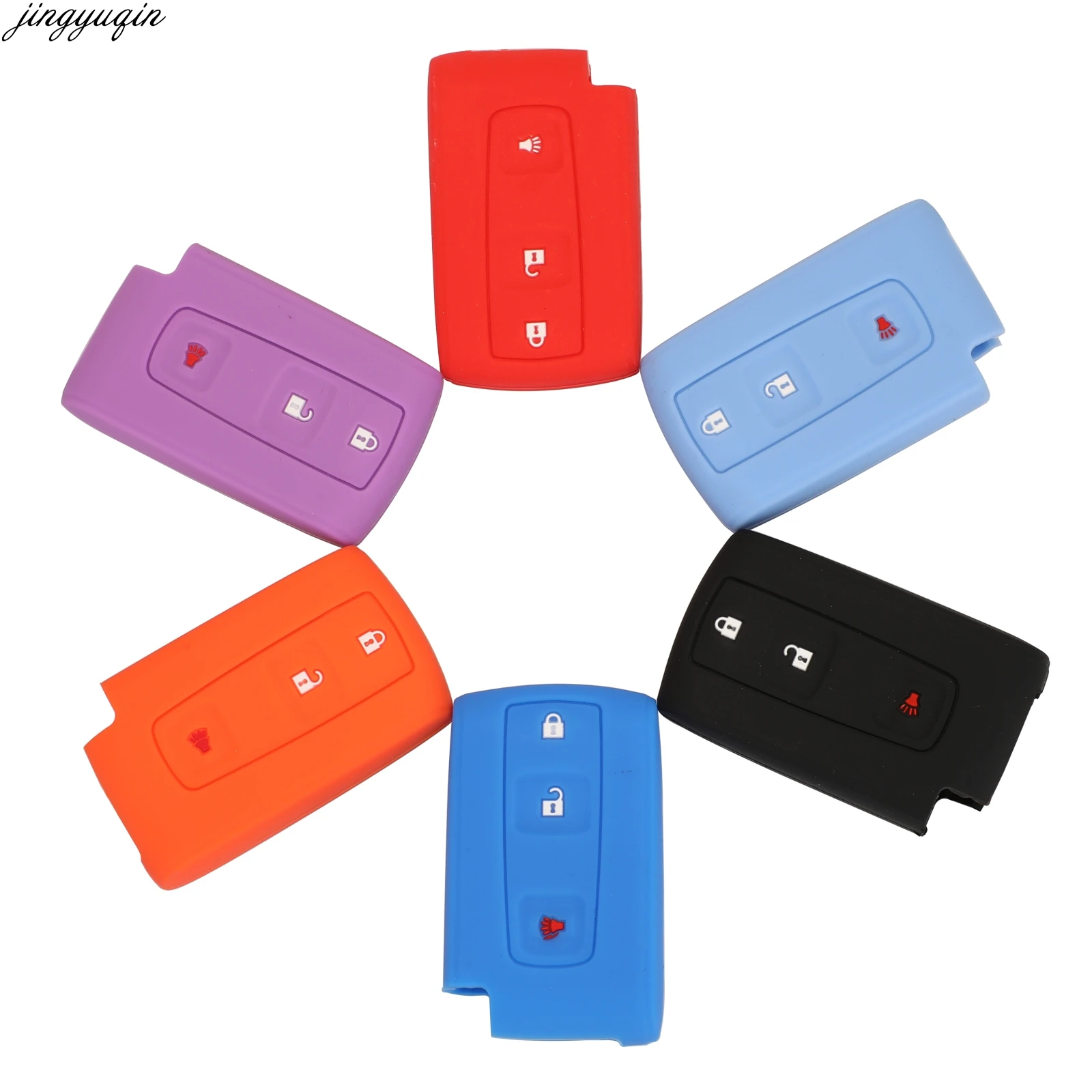 3 кнопки чехол для дистанционного ключа от машины крышка Держатель Toyota Prius Crown Avensis