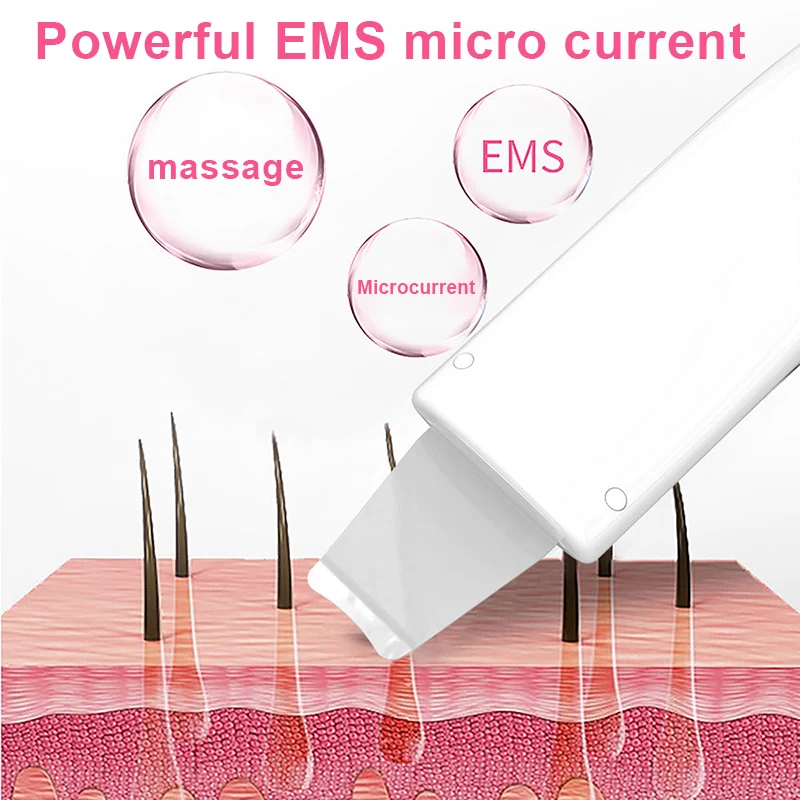 Скруббер для лица шпатель удаления черных точек очиститель пор пилинг Массажер