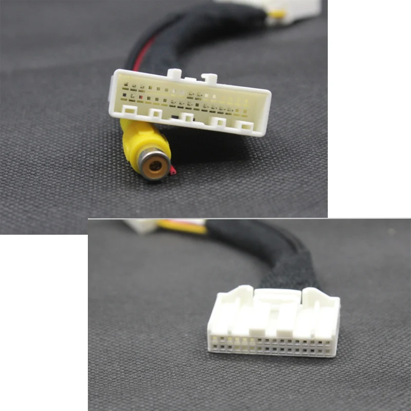 Backup Camera for Renault Captur Kaptur (2013-2017) with OEM Screen Cable Adapter and 24 Pins Wire RCA for Reversing image 2