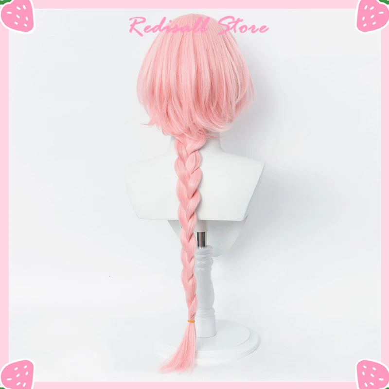 FGO парик аниме Astolfo Fate Grand Order Cosplay длинные косы розовые термостойкие взрослые