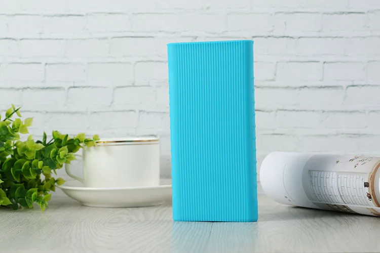 Силиконовый защитный чехол для Xiaomi power Bank 2 10000 мАч, двойной usb-порт, грязеотталкивающий чехол, чехол для power bank, модель PLM09ZM