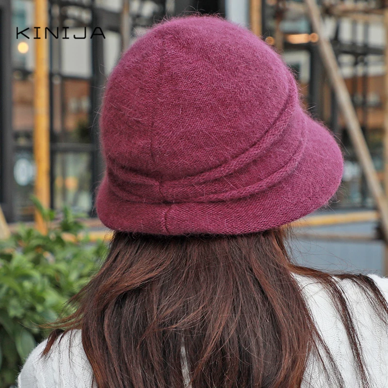 Высококачественная женская зимняя теплая универсальная вязаная шапка из