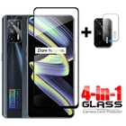 4-в-1 Стекло Realme X7 Max 5G полное покрытие закаленное Стекло высококачественный защитный чехол для Oppo Realme X 7 Max Pro Экран протектор Realme X7 Max Камера Стекло