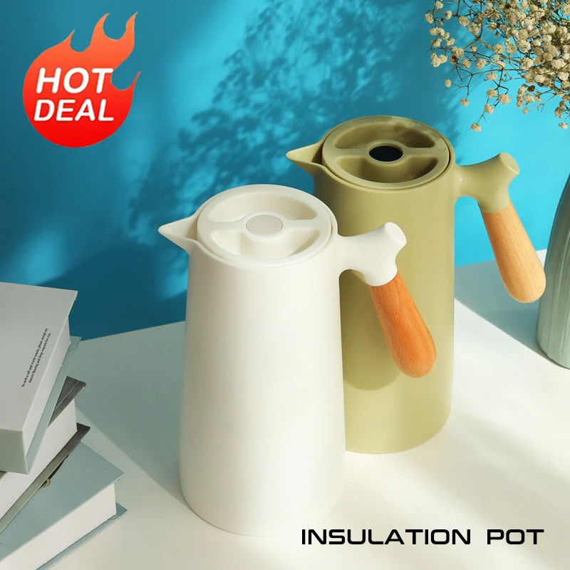 Нордическая изоляция бутылка для горячей воды большой емкости термос с ручкой