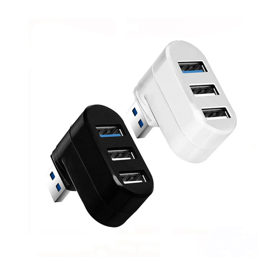 

Adaptador multipuerto 2,0/3,0, Mini concentrador USB, adaptador divisor giratorio de alta velocidad para ordenador portátil, PC,