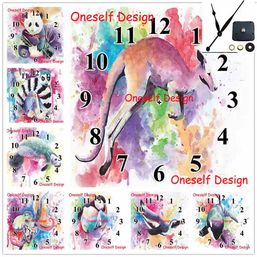 Алмазная 5D картина с животными 2022 механическими часами алмазная вышивка полные