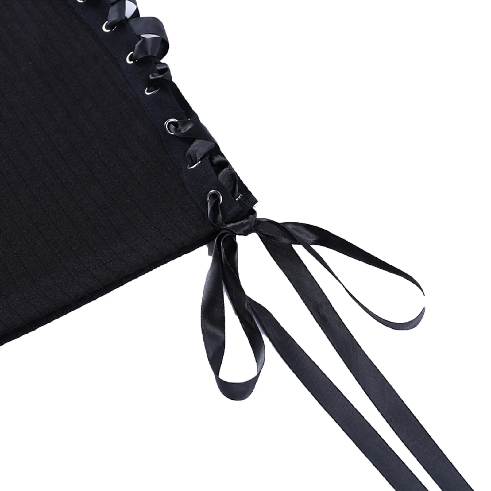 

Women Fashion Sleeveless Lace-up Dress Stylish Solid Color Dress for Ladies Female