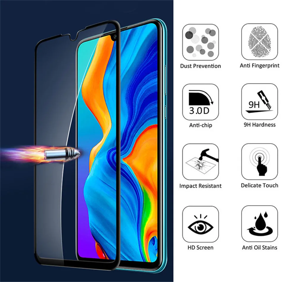 Защитное стекло 2 в 1 для Huawei P30 P20 lite Pro закаленное задней камеры PRO | Мобильные