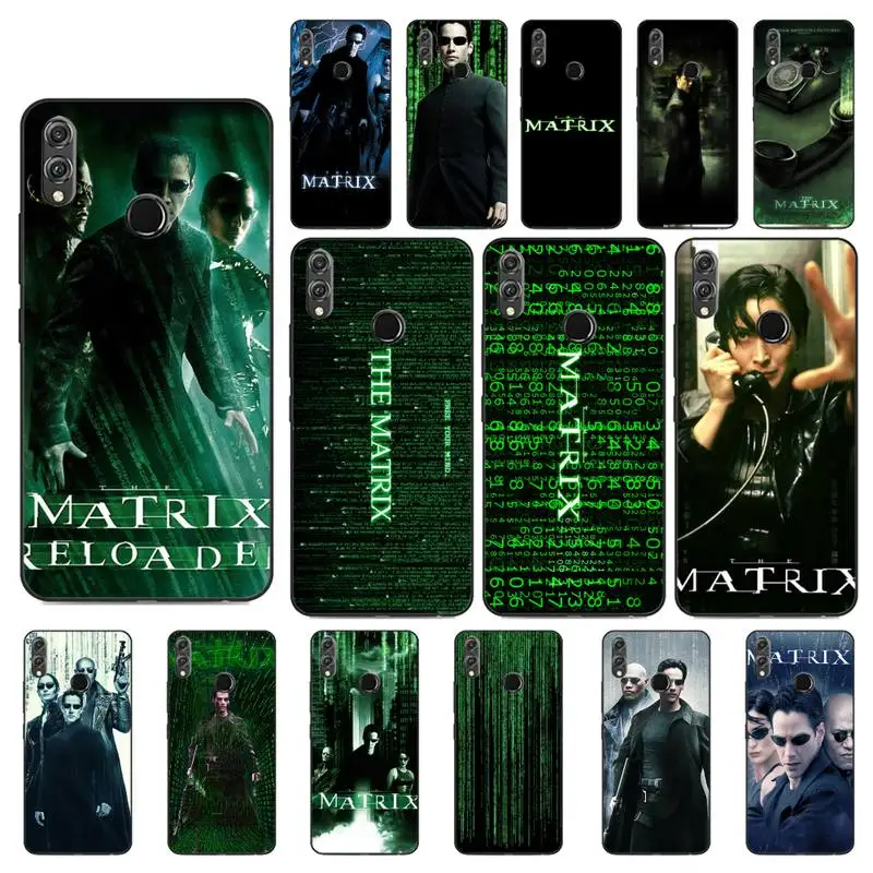 Motirunner Movie The Matrix TPU черный чехол для телефона корпус Huawei P20 30 Lite Honor 8X 10 20 7C 8S Y5 Y6 |