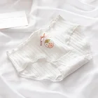 Новое нижнее белье для девочек 5 шт.лот хлопковые трусы со средней посадкой молодых трусы для девочек-подростков, оптовая продажа студентов