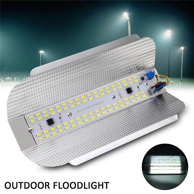 

50W Led Flood Light 220v IP65 Waterproof Outdoor Iodine Wall Spotlight Floodlight for Ground Construction Site Outdoor Lights