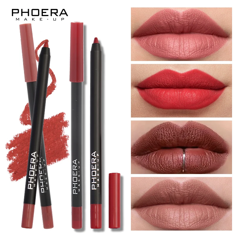 

PHOERA 13 Colors Lipliner Pencil Lip Makeup Lipstick Pencils Waterproof Lipliner Lady Charming Lip Liner Cosmetics Maquiagem