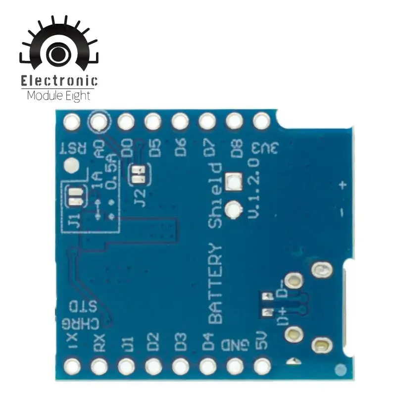 Защита аккумулятора V1.1.0 V1.2.0 Для WEMOS D1 mini зарядка и усиление одной литиевой