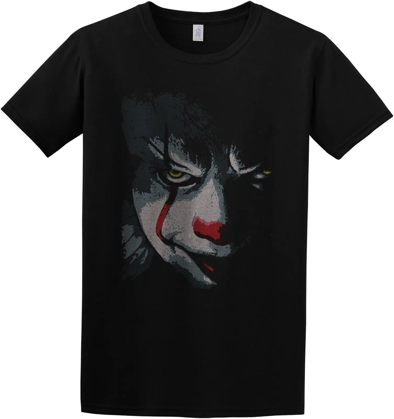 Pennywise IT 2019 по киномотивам жуткий/страшный Клоун футболка/Топ S/M/L/XL/2XL модная