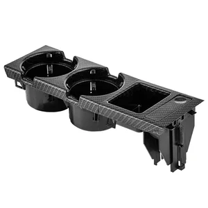 51168217953 for bmw 3 series e46 318i 320i 98 06 carbon fiber center console water cup holder coin storage box free global shipping