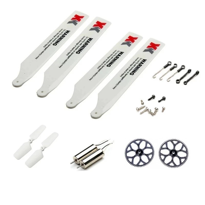 

Wltoys XK K110 K110S K100 RC Helicopter Parts Tail Motor Main gear Main blade Tail blade screw connecting rod