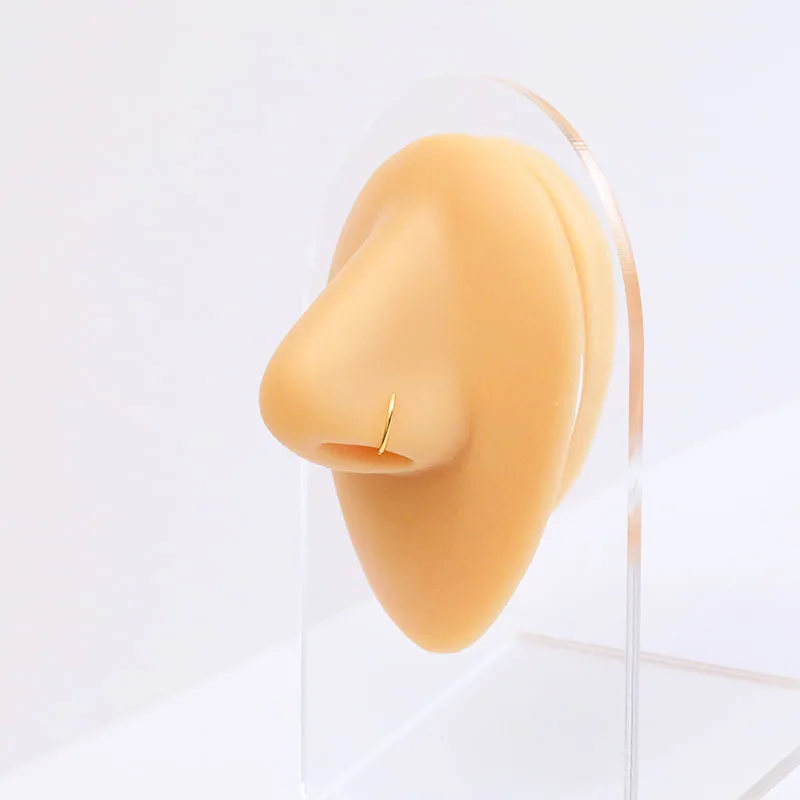 Кольцо для имитации носа из нержавеющей стали 1 шт. кольца перегородки C-образный