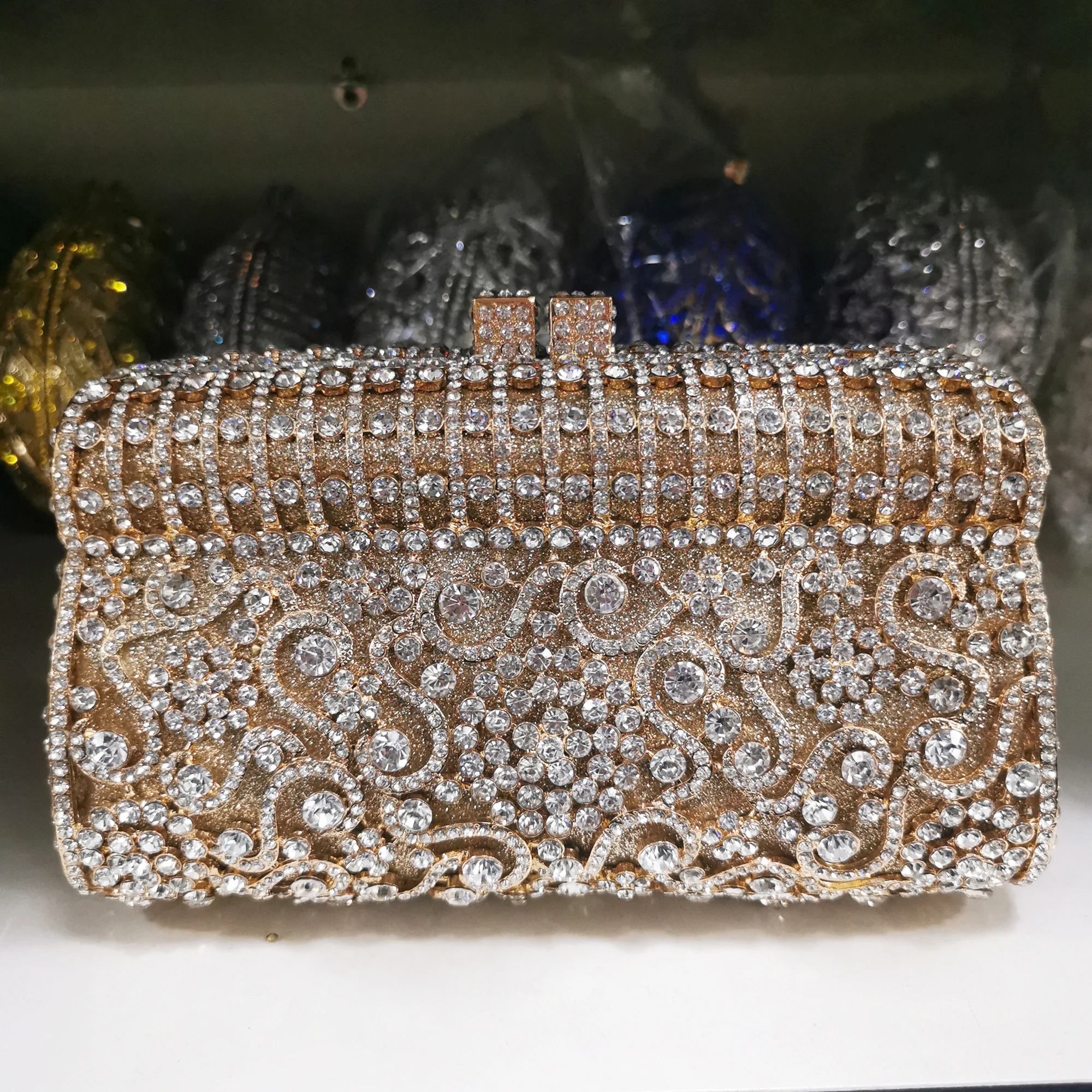 

xiyuan evening clutch Evening Bags and Clutches Bags For Women Crystal Purses Bridal Diamond Handbags Party Dinner Clutch Bag