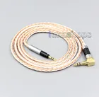 LN006721 16 Core с серебряным покрытием OCC смешанные кабель наушников для Sennheiser HD598 Cs HD599 HD569 HD579 HD558 HD518 наушников