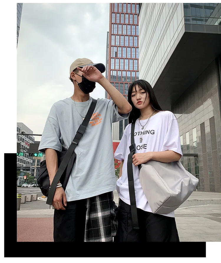 

Men Crossbody Bags Large Capacity Nylon Fitness Bag Bolso Hombre Men's Messenger Bag Casual Fashion Bandolera Hombre Satchels