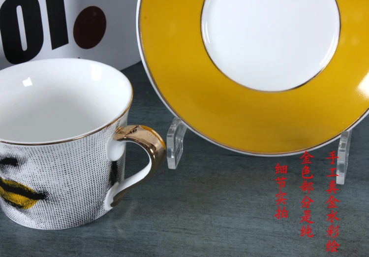 Кофейная креативная керамическая чашка в европейском стиле Louisa подарок на