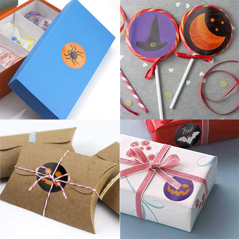 

500pcs Halloween Stickers Car Body Sticker Laptop Luggage Refrigerator Automobile Sticker for Party Birthday Gifts Children Tags