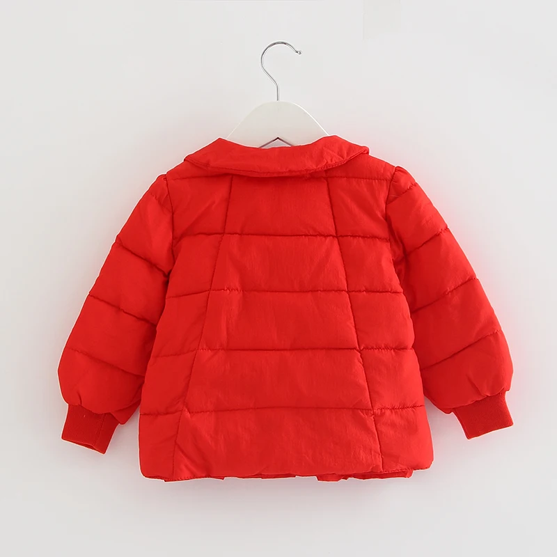 Пальто для маленьких девочек детская верхняя одежда с воротником Питер Пэн